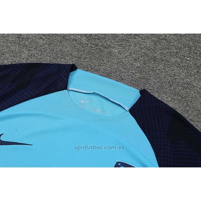 Chandal del Atletico Madrid Manga Corta 2022-2023 Azul - Pantalon Corto